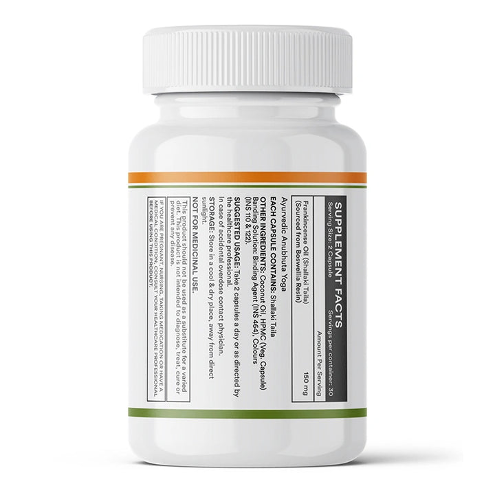 INLIFE Natural Frankincense Oil | Liquid-Filled Veg. Capsules | 150 mg