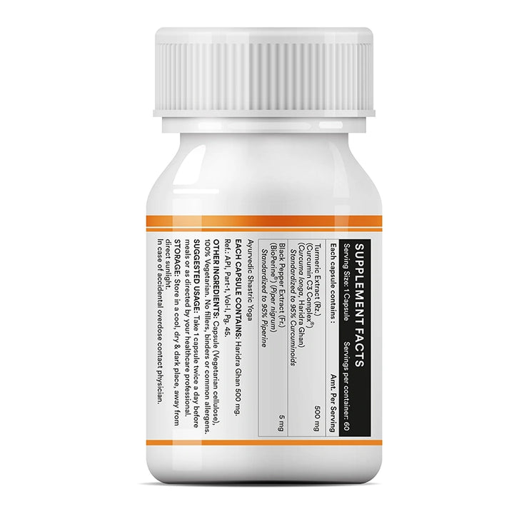 INLIFE Curcumin 95 Advanced (95% Curcuminoids) & Piperine Supplement