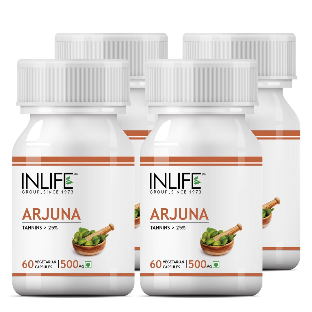 INLIFE Arjuna Extract Supplement, 500 mg - INLIFE Healthcare (International)