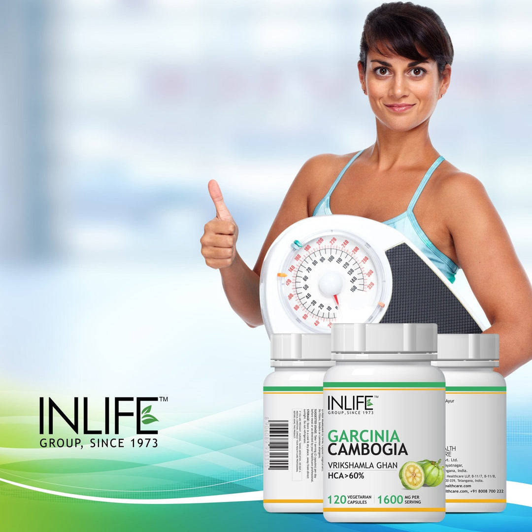 INLIFE Garcinia Cambogia Fruit Extract 60% HCA Supplement, 1600mg - INLIFE Healthcare (International)