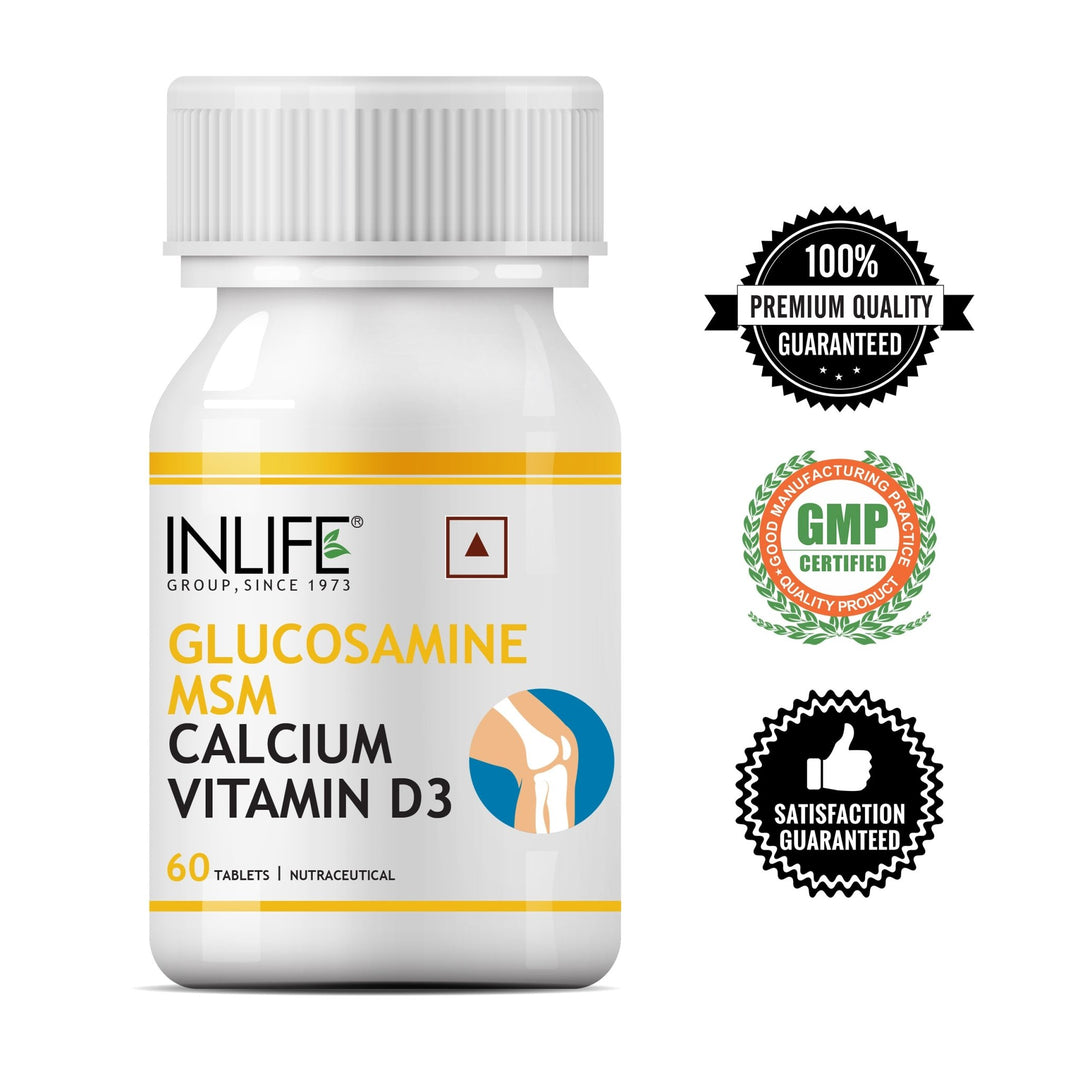 INLIFE Glucosamine MSM Calcium & Vitamin D3 Supplement - INLIFE Healthcare (International)