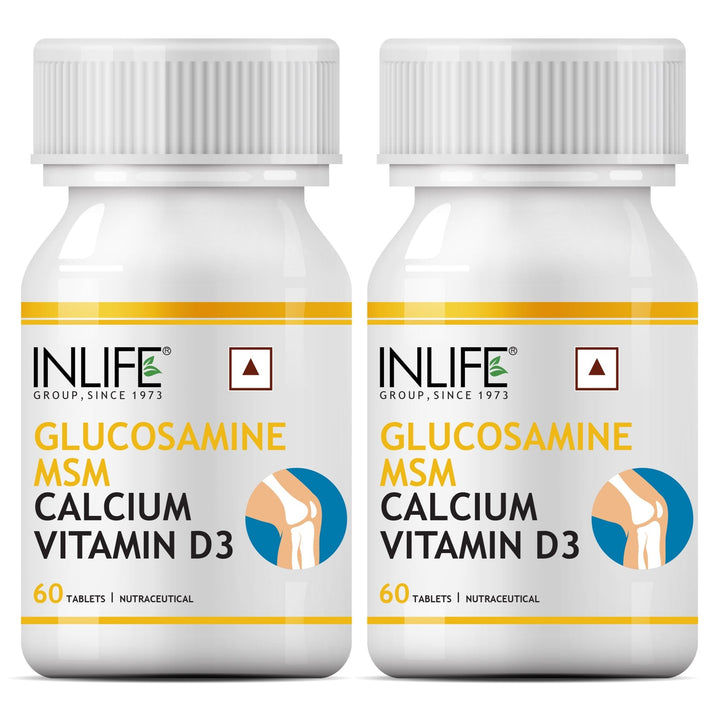INLIFE Glucosamine MSM Calcium & Vitamin D3 Supplement - INLIFE Healthcare (International)