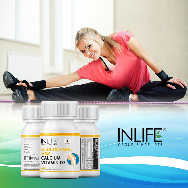 INLIFE Glucosamine MSM Calcium & Vitamin D3 Supplement - INLIFE Healthcare (International)