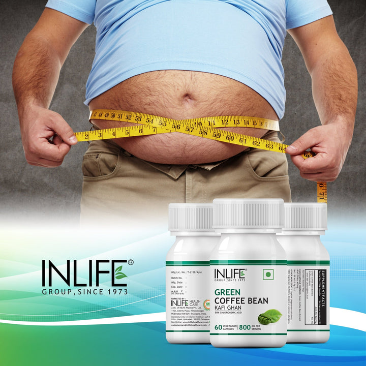 INLIFE Green Coffee Bean Extract (50% Chlorogenic Acid), 800 mg - INLIFE Healthcare (International)