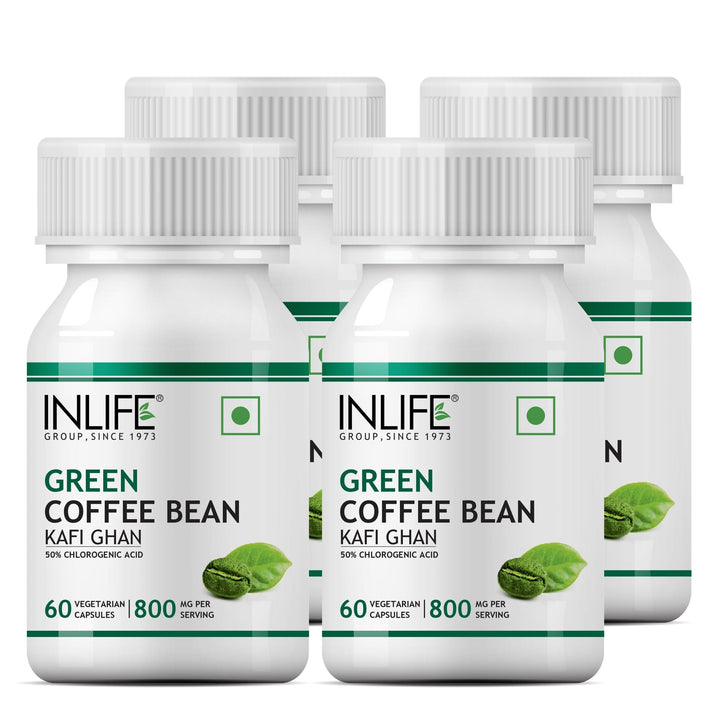 INLIFE Green Coffee Bean Extract (50% Chlorogenic Acid), 800 mg - INLIFE Healthcare (International)
