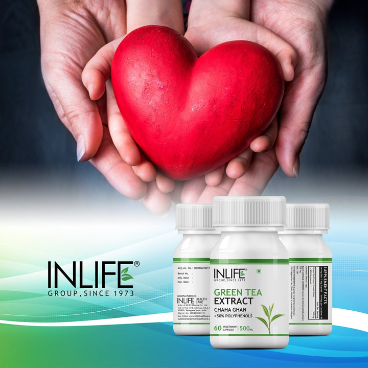 INLIFE Green Tea Extract with 50% Polyphenols, 500 mg - INLIFE Healthcare (International)