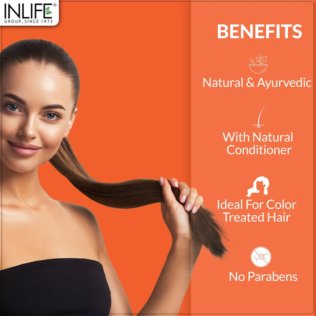 INLIFE Natural Hibiscus Shampoo, Anti Hair Fall, Soap Paraben Free, 200ml - INLIFE Healthcare (International)