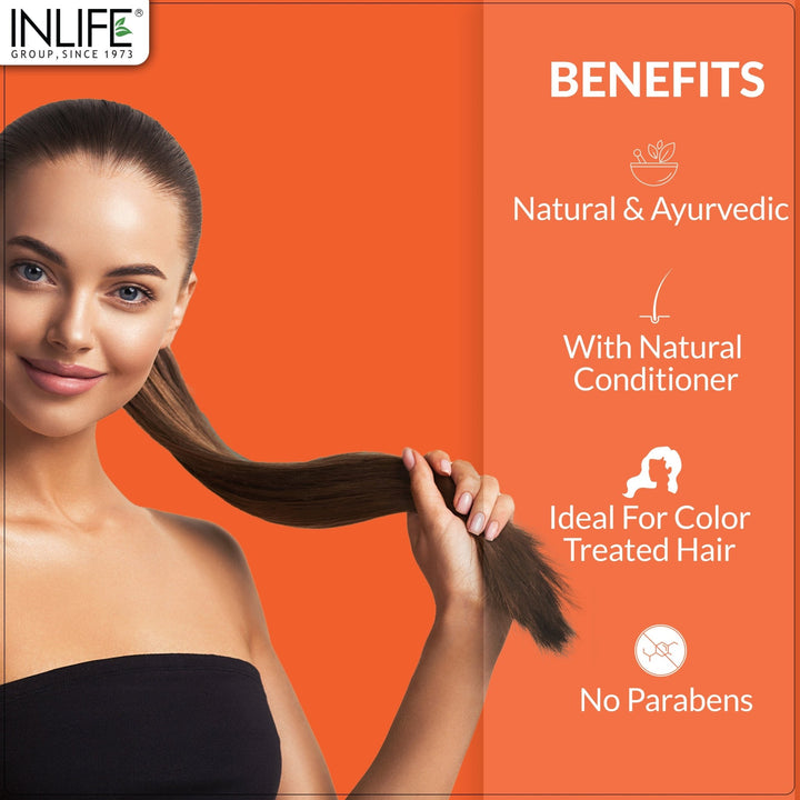 INLIFE Natural Hibiscus Shampoo, Anti Hair Fall, Soap Paraben Free, 200ml - INLIFE Healthcare (International)