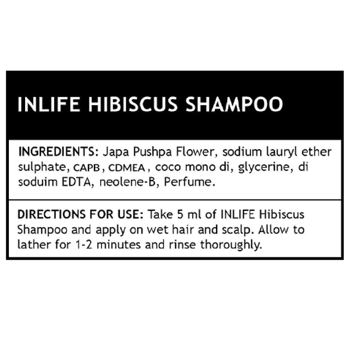 INLIFE Natural Hibiscus Shampoo, Anti Hair Fall, Soap Paraben Free, 200ml - INLIFE Healthcare (International)