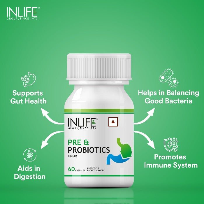 INLIFE Prebiotics and Probiotics Supplement for Men Women - INLIFE Healthcare (International)