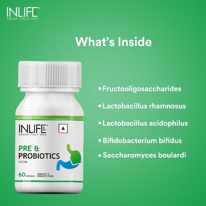 INLIFE Prebiotics and Probiotics Supplement for Men Women - INLIFE Healthcare (International)