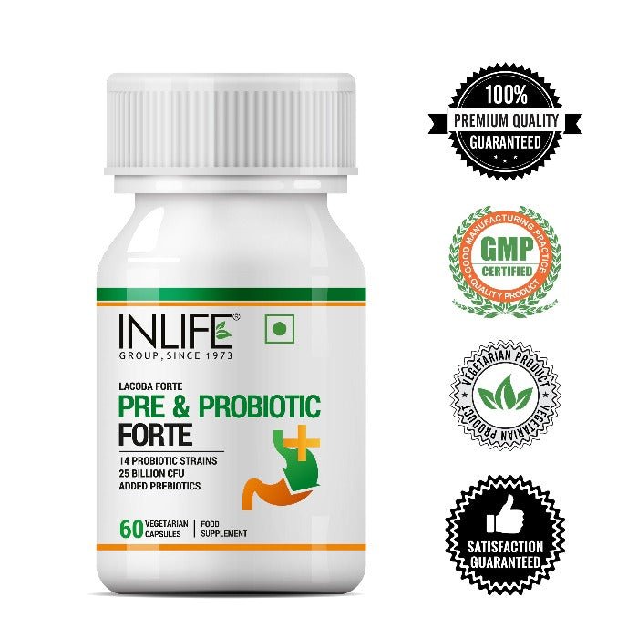 INLIFE Probiotics Forte Supplement 25 Billion CFU with 14 Strains - INLIFE Healthcare (International)