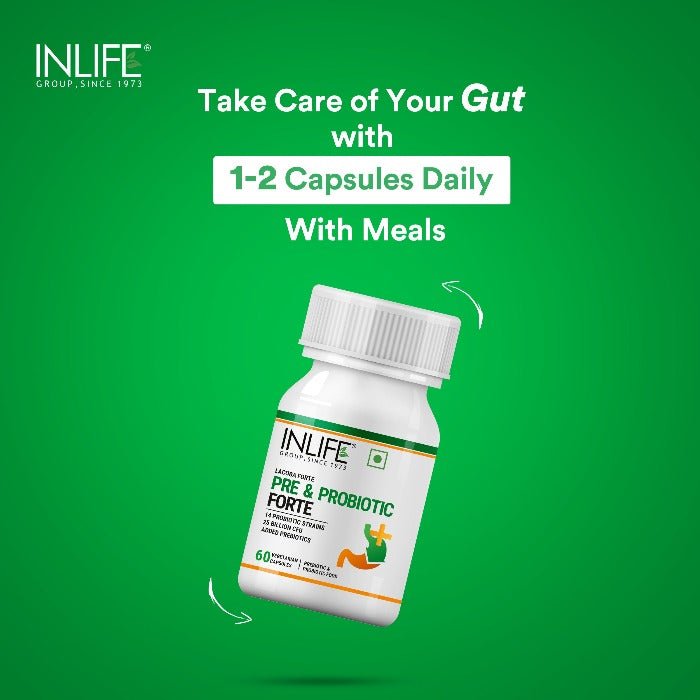 INLIFE Probiotics Forte Supplement 25 Billion CFU with 14 Strains - INLIFE Healthcare (International)