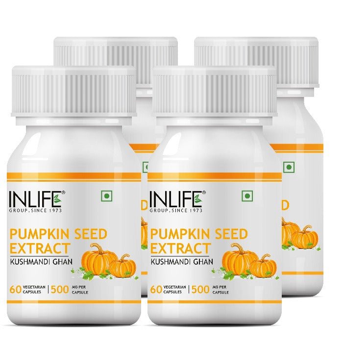 INLIFE Pumpkin Seed Extract Supplement, 500 mg - INLIFE Healthcare (International)