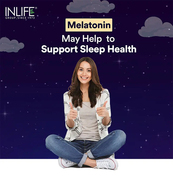 Inlife Melatonin (10mg) with Tagar (250mg) - 60 Tablets