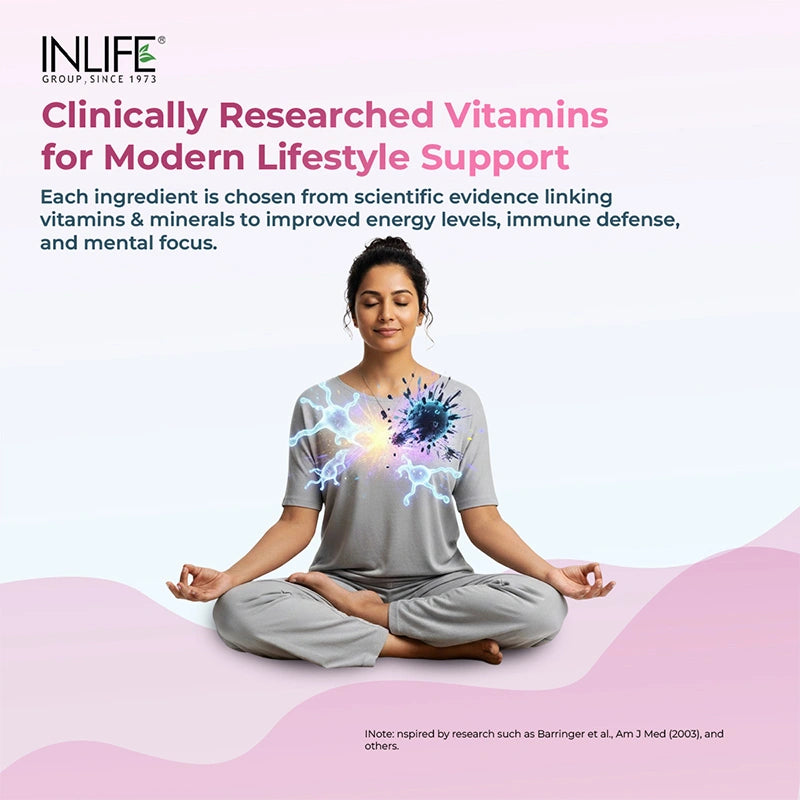 INLIFE Multivitamins & Minerals Antioxidants for Women Daily Formula Vitamins Supplement