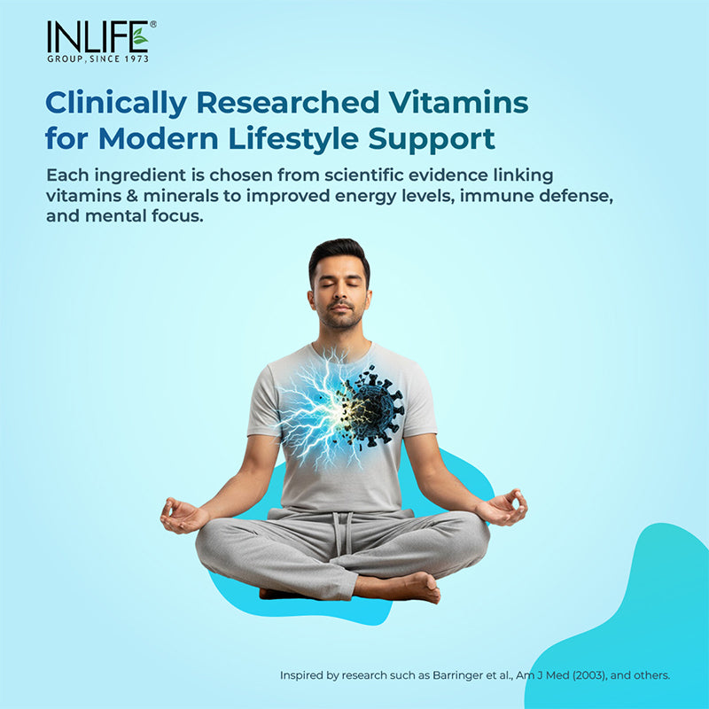 Inlife Multivitamin and Minerals Tablets for Men | Ashwagandha, Ginseng, Grape Seed Extract