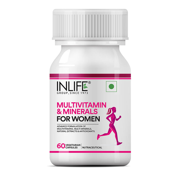 INLIFE Multivitamins & Minerals Antioxidants for Women Daily Formula Vitamins Supplement