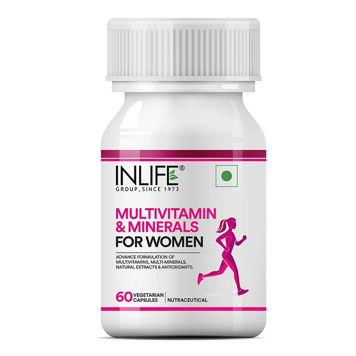 INLIFE Multivitamins & Minerals Antioxidants for Women Daily Formula Vitamins Supplement