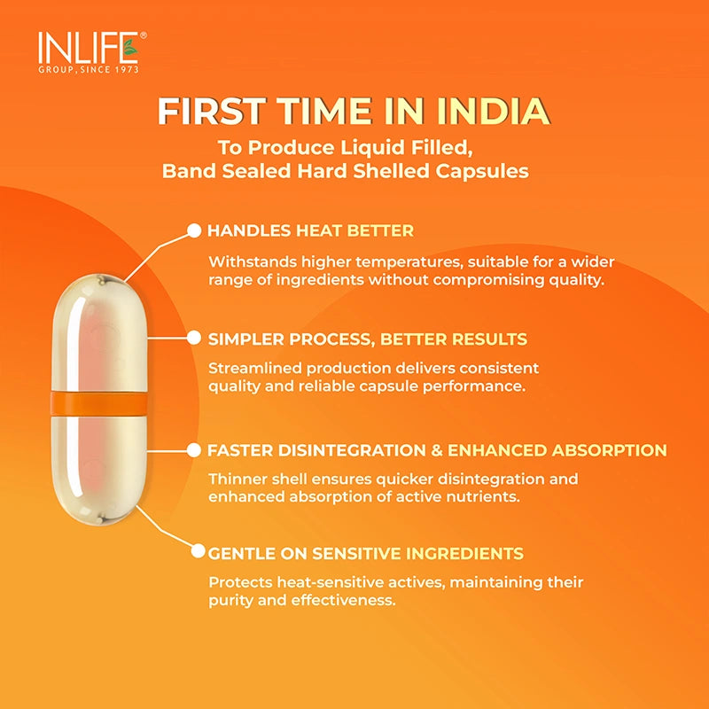 INLIFE Hing Oil Capsule (Asafoetida) | Faster Absorption than Powder | Digestion Support Supplement for Men and Women, 15mg - 60 Liquid Filled Vegetarian Capsules