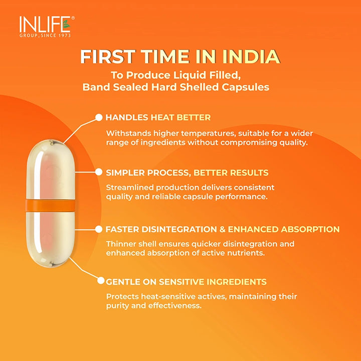 INLIFE Hing Oil Capsule (Asafoetida) | Faster Absorption than Powder | Digestion Support Supplement for Men and Women, 15mg - 60 Liquid Filled Vegetarian Capsules