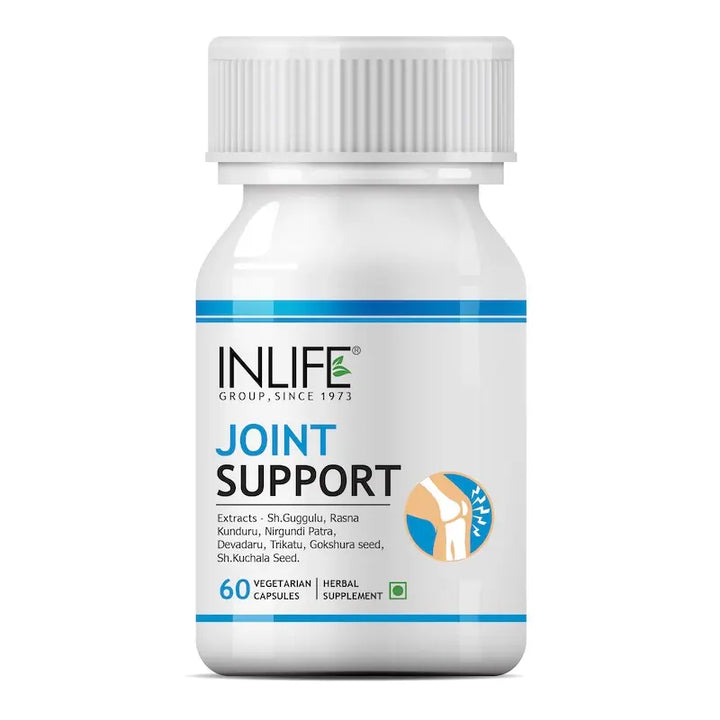 INLIFE Joint Support Supplement with Ayurvedic Herbs | Boswellia Serrata, Guggul, Tribulus, Rasna