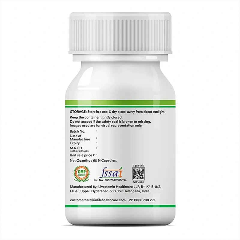 INLIFE Prebiotics and Probiotics Supplement for Men Women