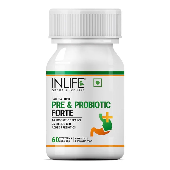 INLIFE Probiotics Forte Supplement 25 Billion CFU with 14 Strains