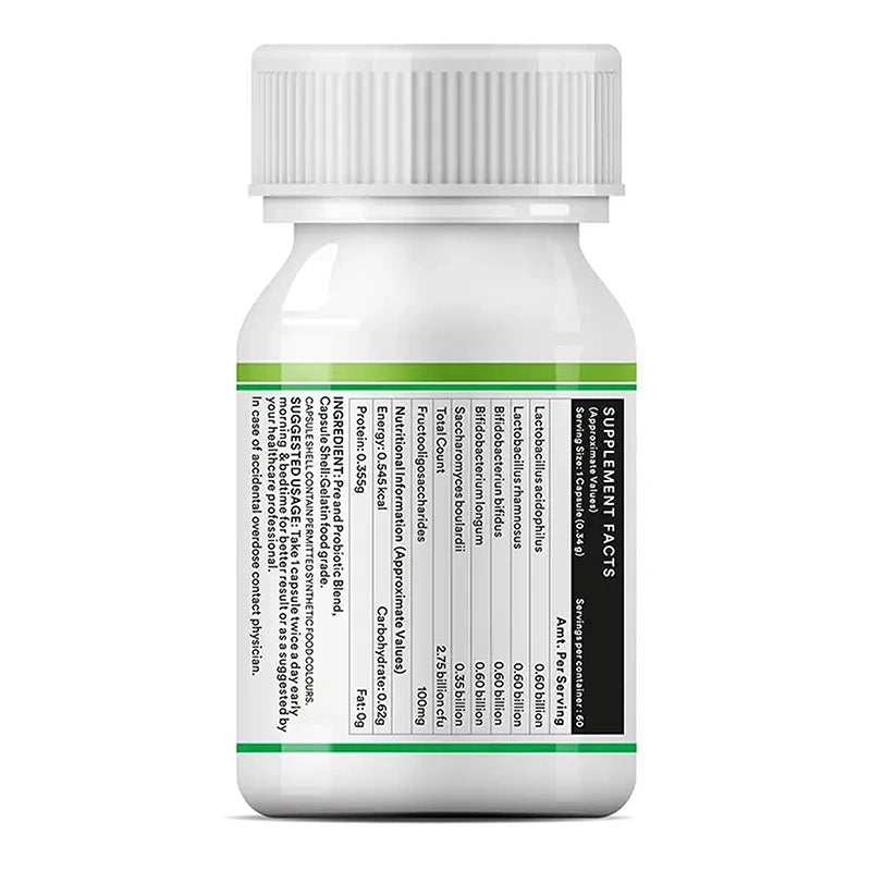INLIFE Prebiotics and Probiotics Supplement for Men Women