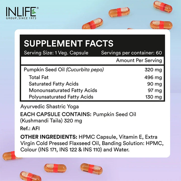 INLIFE Pumpkin Seed Oil Capsules