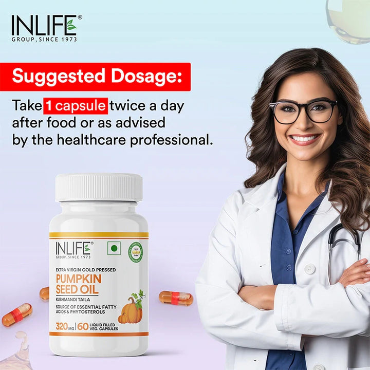 INLIFE Pumpkin Seed Oil Capsules