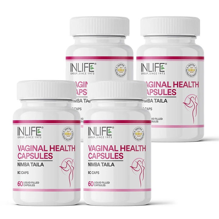 INLIFE Vaginal Hygiene Support with Neem Seed Oil | Capsules