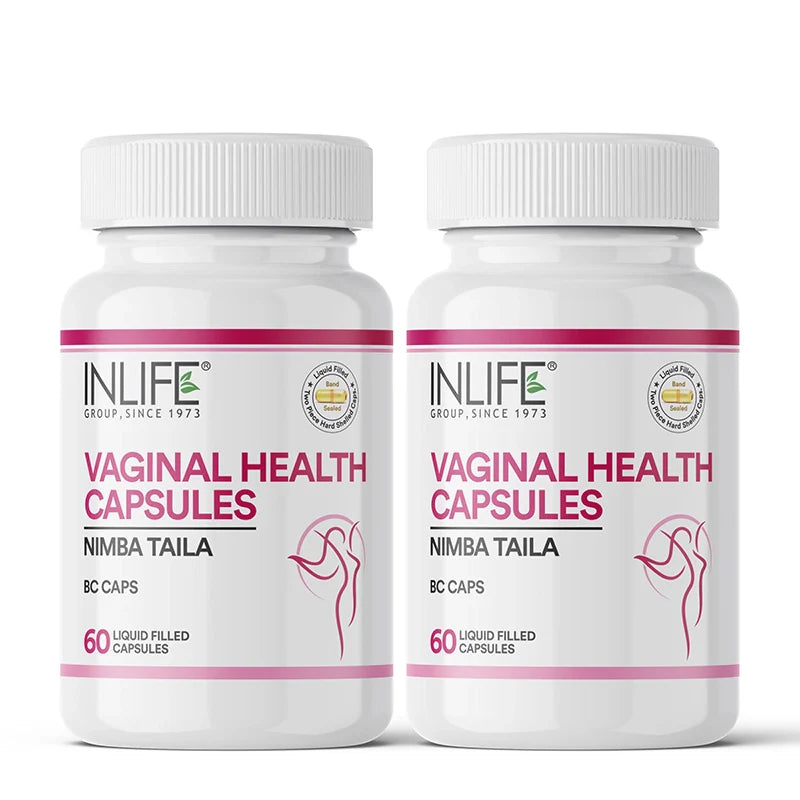 INLIFE Vaginal Hygiene Support with Neem Seed Oil | Capsules