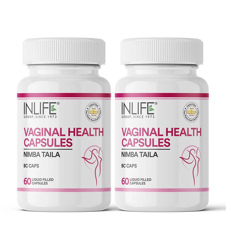 INLIFE Vaginal Hygiene Support with Neem Seed Oil | Capsules