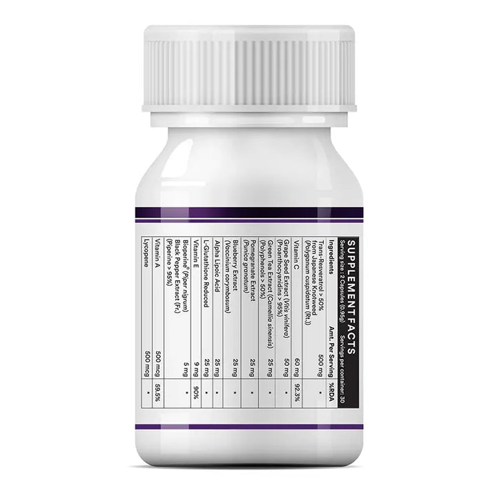 INLIFE Natural Resveratrol Japanese Knotweed Supplement