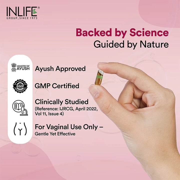 INLIFE Vaginal Hygiene Support with Neem Seed Oil | Capsules