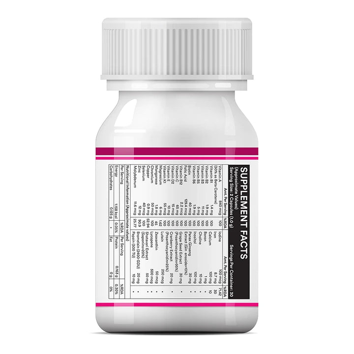 INLIFE Multivitamins &amp; Minerals Antioxidants for Women Daily Formula Vitamins Supplement
