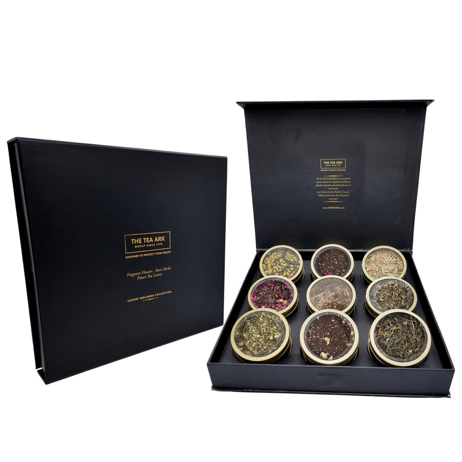 Founder's Choice Diwali Tea Gift Box with 9 Different Types of Assorted Tea Flavours - INLIFE Healthcare (International)