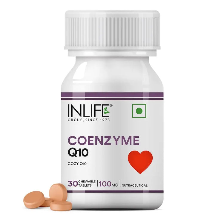 INLIFE Coenzyme Q10 CoQ10 Ubiquinone Supplement, 100mg