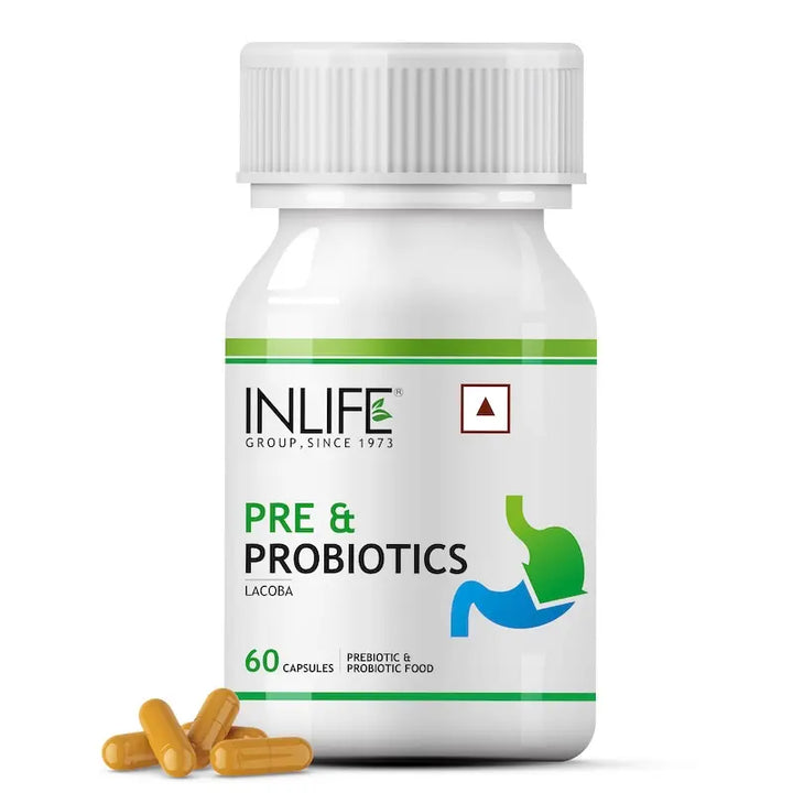 INLIFE Prebiotics and Probiotics Supplement for Men Women