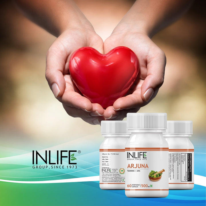INLIFE Arjuna Extract Supplement, 500 mg - INLIFE Healthcare (International)
