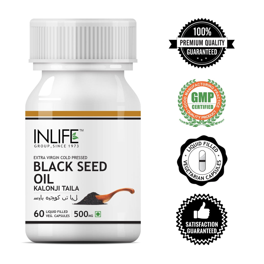 INLIFE Black Seed Oil Extra Virgin Cold Pressed, 500 mg - INLIFE Healthcare (International)