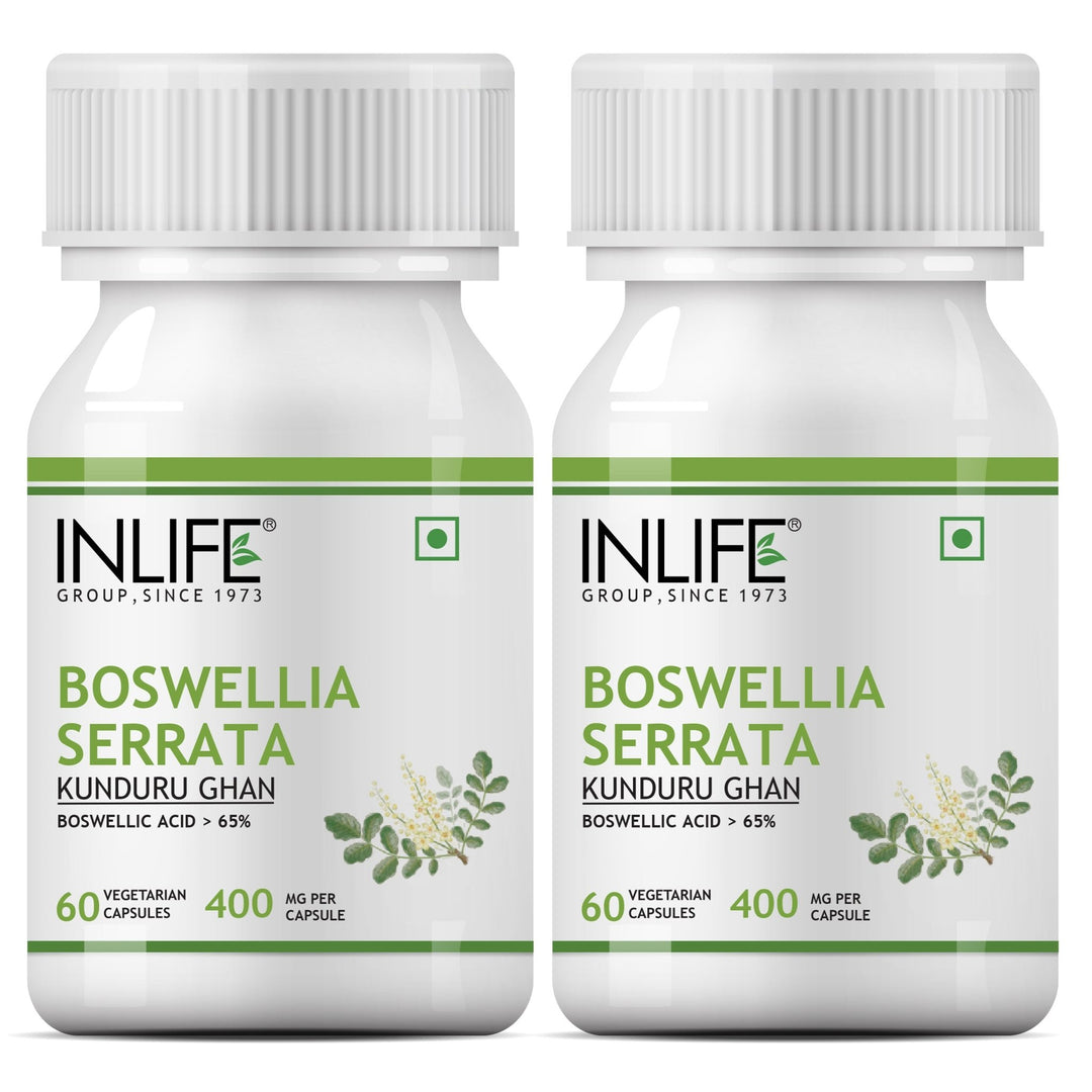 INLIFE Boswellia Serrata Extract (Boswellic Acids > 65%), 400 mg - INLIFE Healthcare (International)