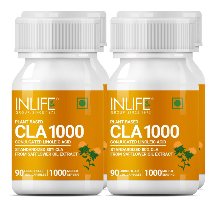 INLIFE CLA 1000 with 80% Active Conjugated Linoleic Acid, 1000mg - INLIFE Healthcare (International)