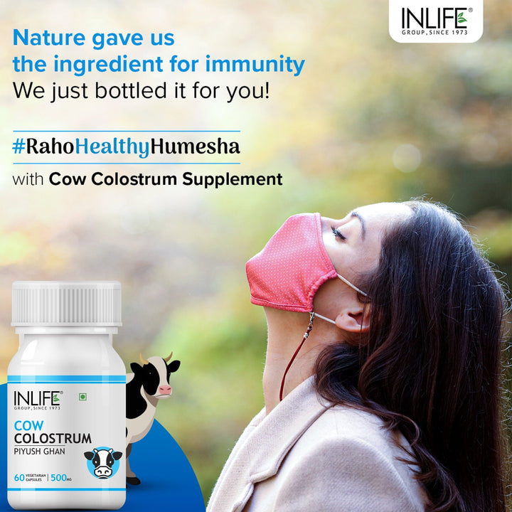 INLIFE Cow Colostrum Supplement, 500mg - INLIFE Healthcare (International)