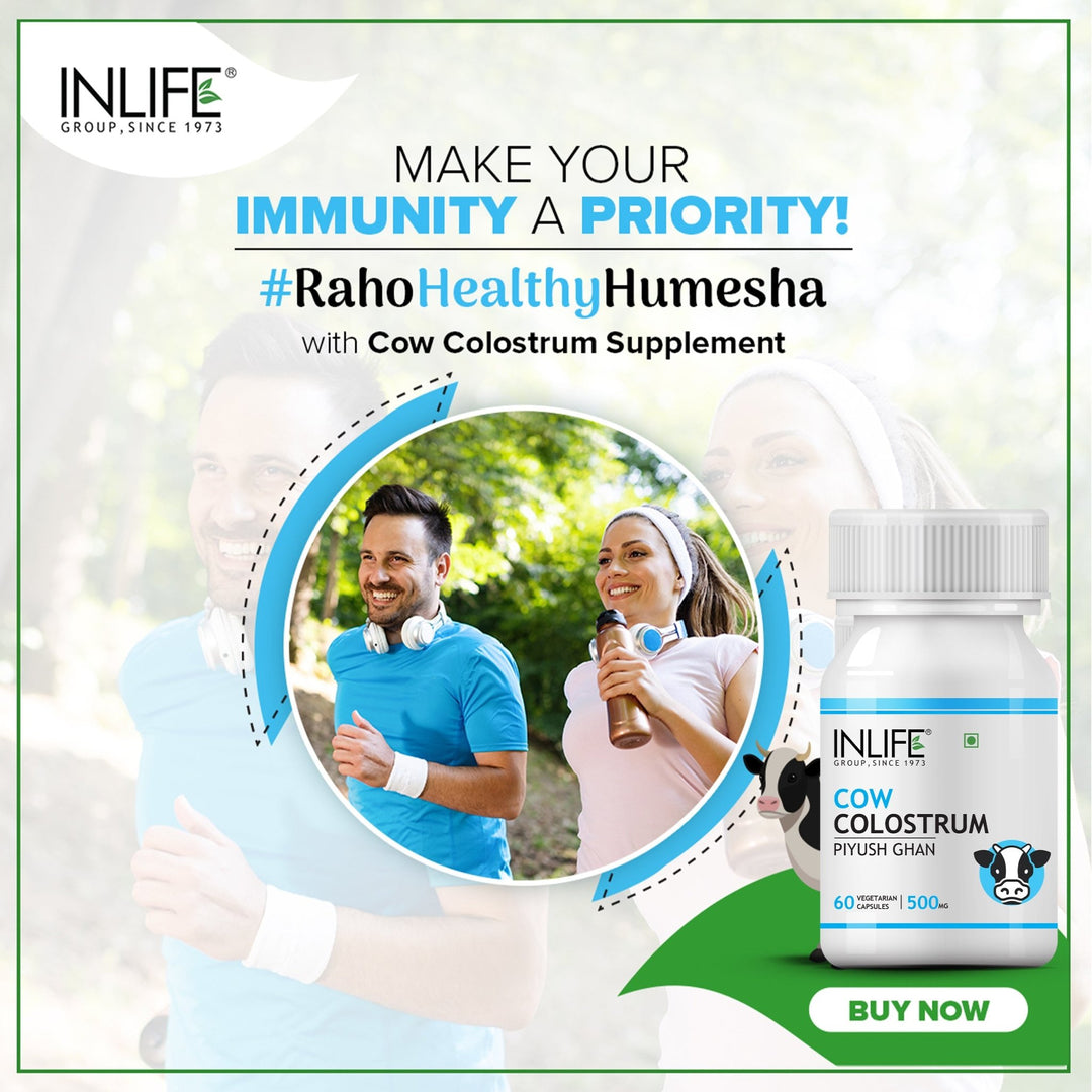 INLIFE Cow Colostrum Supplement, 500mg - INLIFE Healthcare (International)