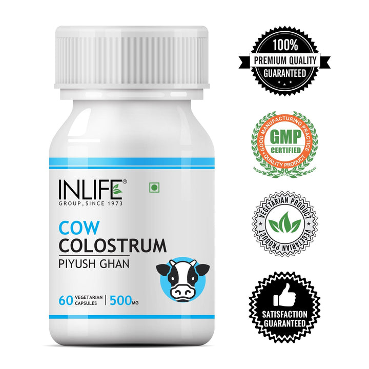 INLIFE Cow Colostrum Supplement, 500mg - INLIFE Healthcare (International)