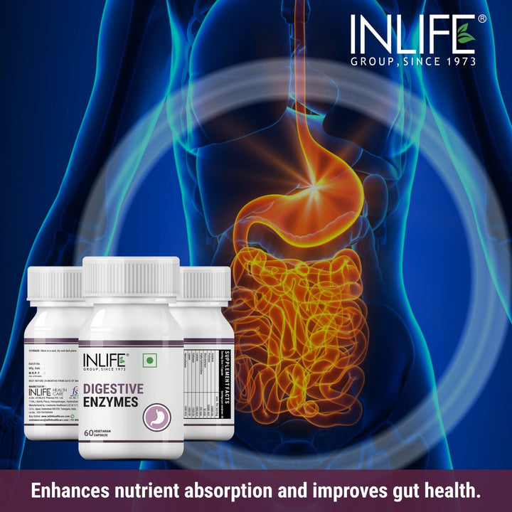 INLIFE Digestive Enzymes Supplement for Digestive Support - INLIFE Healthcare (International)