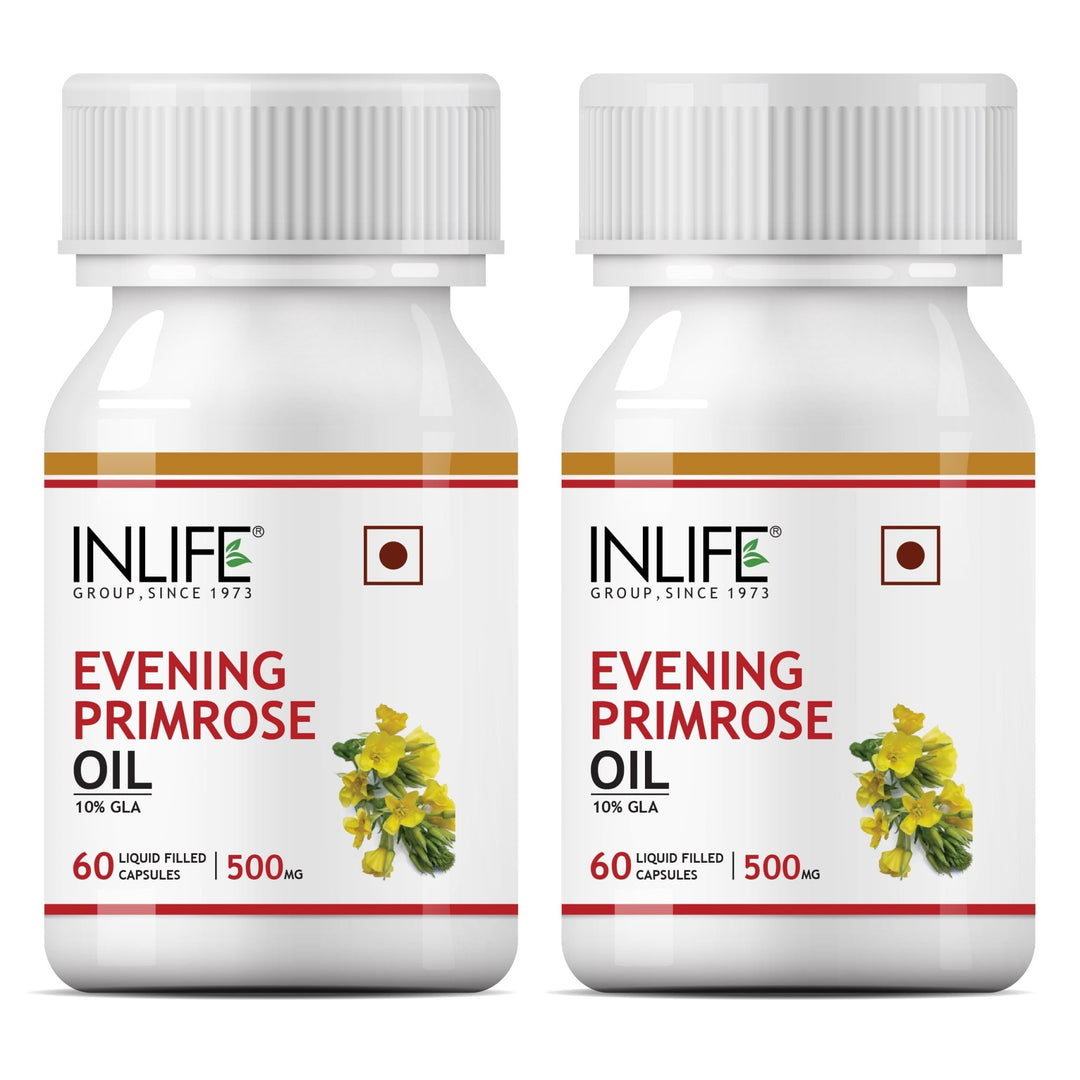 INLIFE Evening Primrose Oil, Extra Virgin Cold Pressed, 500 mg - INLIFE Healthcare (International)