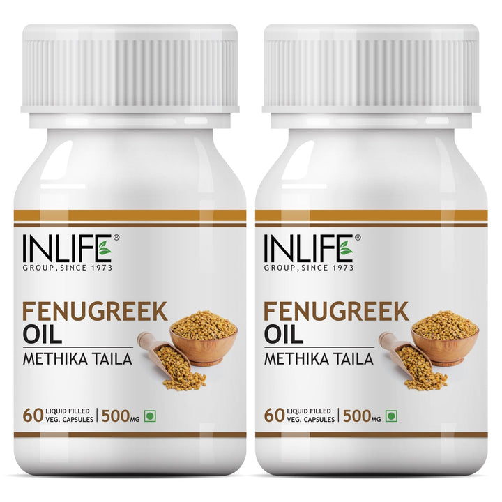 INLIFE Fenugreek Seed Oil Supplement, 500 mg - INLIFE Healthcare (International)